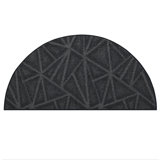 Tapis à motif raffiné raffiné gris foncé