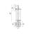 Mcquillen 18'' Tall Modern LED Outdoor Wall Lantern for Porch, Patio, and Garden-853274
