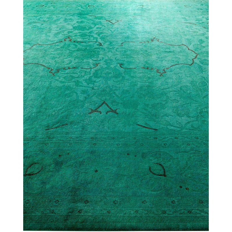 Overyed One-of-a-Kind Rectangle 10'1" X 13'7" Hand Knotted Area Rug