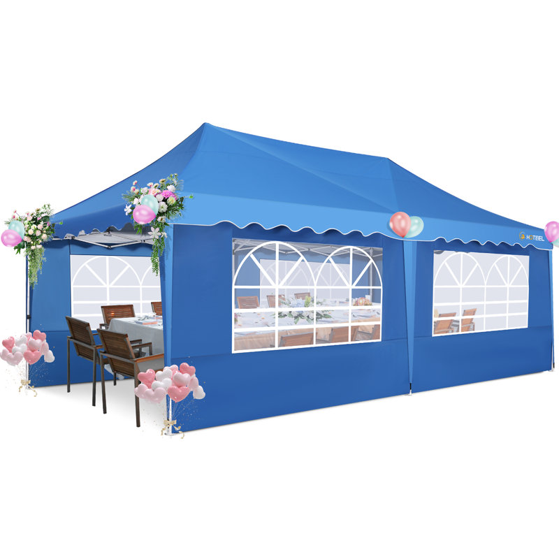 Broux 3m x 6m Metal Party Tent, Blue