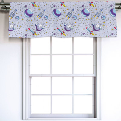 Sateen Ruffled Window Valance