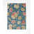 Motif floral bleu