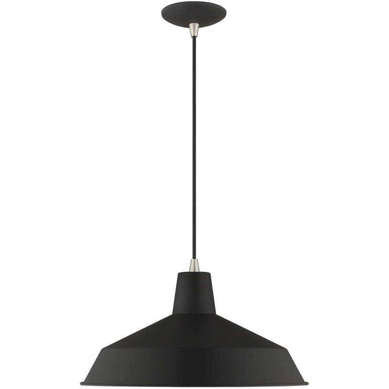 Taleke 1 - Light Dome Pendant, Black, Black/Gold