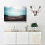 Cornwall Beach in England in Abstract - Wrapped Canvas-55313686