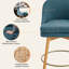 Upholstered Swivel Stool (Set of 2)-744273579