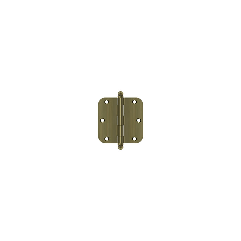 Steel Butt Bearing Hinge, Polished Brass