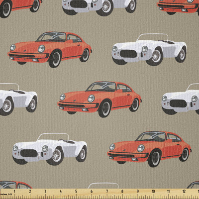 Desirey Retro Fast Sports Cars Multi-Purpose Fabric