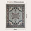 Tapis vintage lavable à la machine avec envers antidérapant-56816010