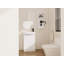 Meuble-lavabo autoportant de 23 po avec lavabo et support de rangement, portes à fermeture douce-1006046488