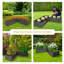 Lit de jardin surélevé en acier galvanisé en forme de L Katherynn - 59,5 po x 59,5 po x 11,75 po - Gris foncé-1178568943