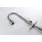 High Arc Single Handle Kitchen Faucet In Brushed Nickel, Pull Down , Deck Plate, Modern Stainless Steel Sink Faucet, Handle, Look-121598727