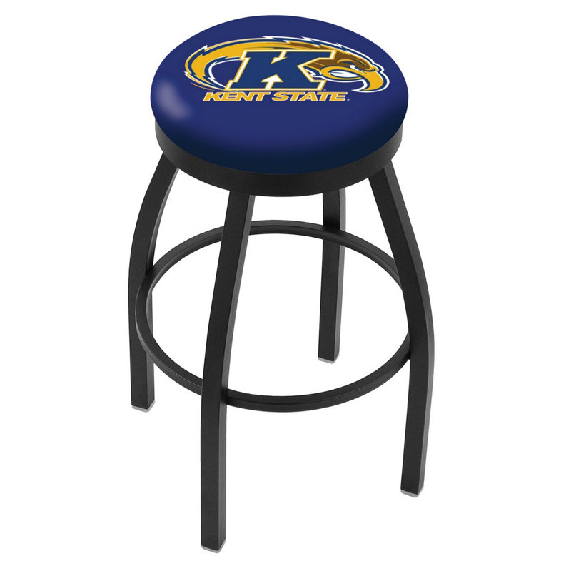Tabouret de bar pivotant de 30 po NCAA, Ride noire, Kent State University