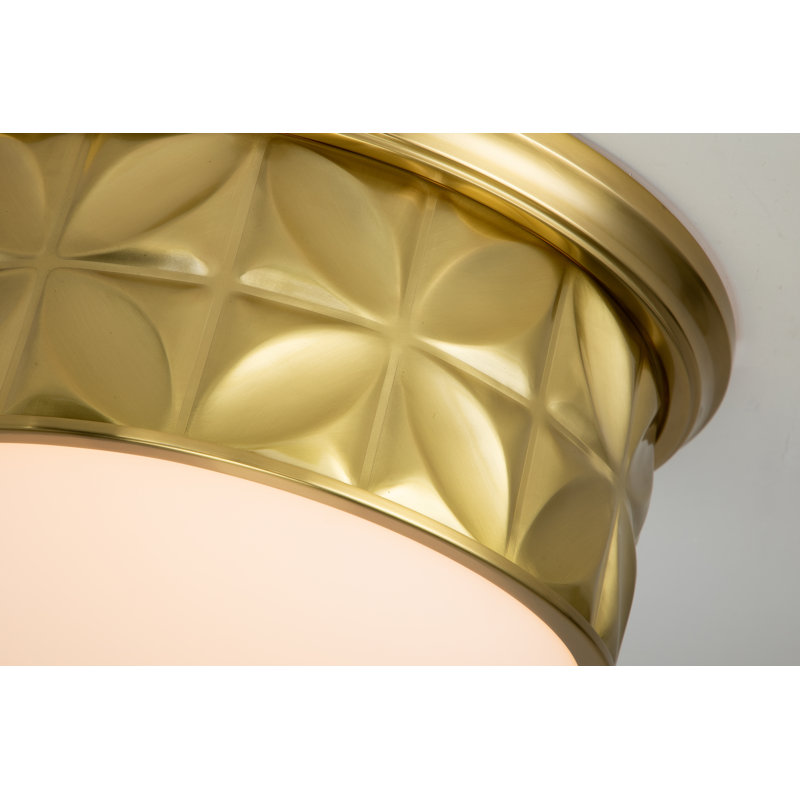 Julean Flush Mount, Gold