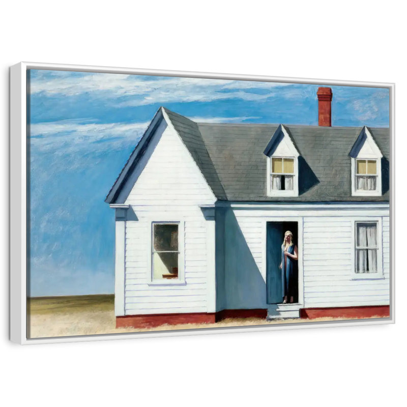 High Noon 1949, 25 po x 17 po, Cadre flottant blanc