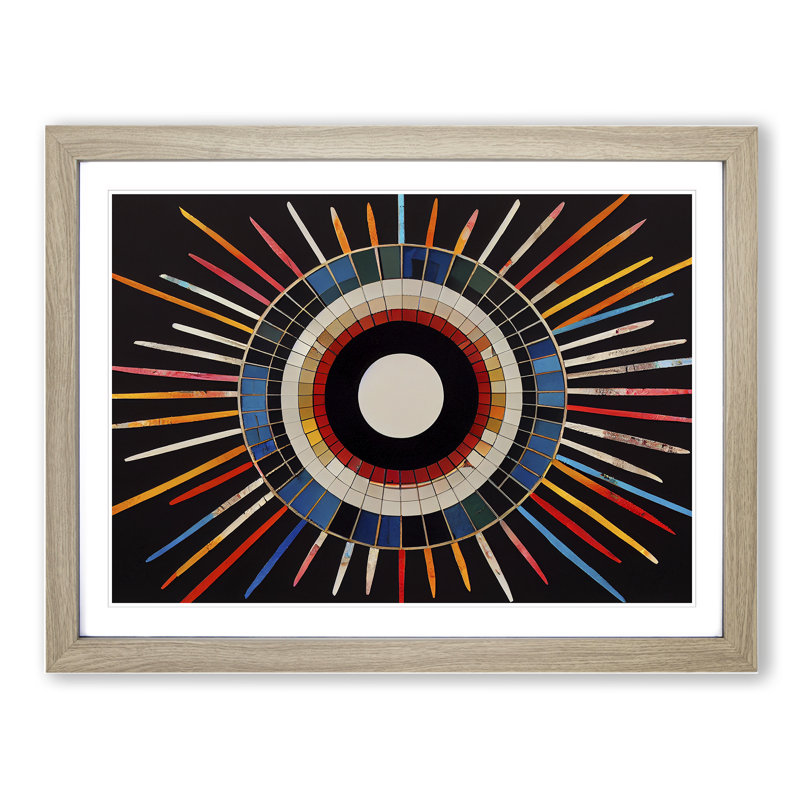 Mind Boggling - Single Picture Frame Print, Oak Framed, 46cm H x 64cm W