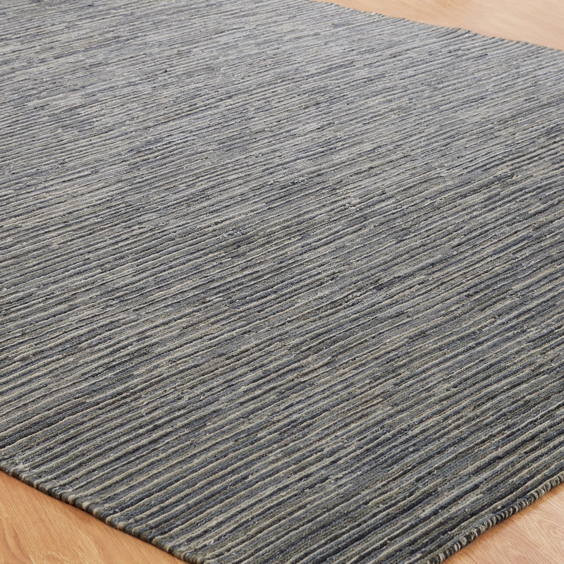 South Hadley Area Rug in Gray, Rectangle 6' x 9', Dark Gray