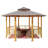 15 Ft. W X 15 Ft. D Outdoor Hardtop Gazebo, Octagonal Gazebo,galvanized Steel Canopy