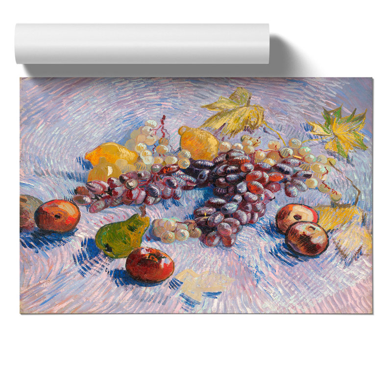 Fruit by Vincent Van Gogh - No Frame Painting, 21cm H x 30cm W x 0.1cm D