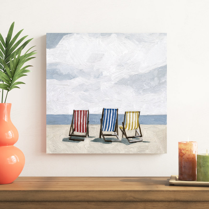 Beach Trip II, H 20 po x l 20 po, Non, Toile tendue