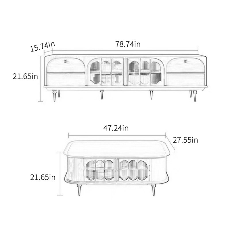 Combinaison meuble télé Design Sens