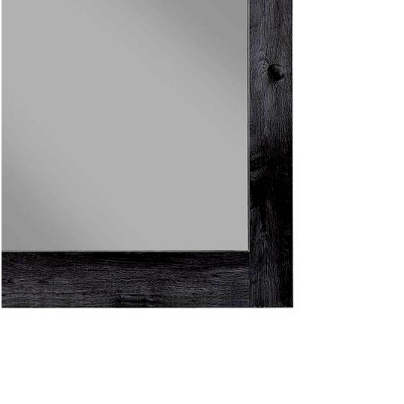 Vidalia Rustic Gray Oak Finish Mirror
