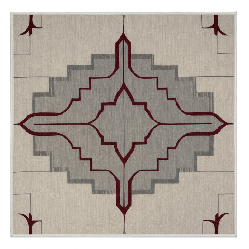Layered Dimensions Rug, Square 6'