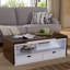 Lisle Solid Coffee Table with Storage