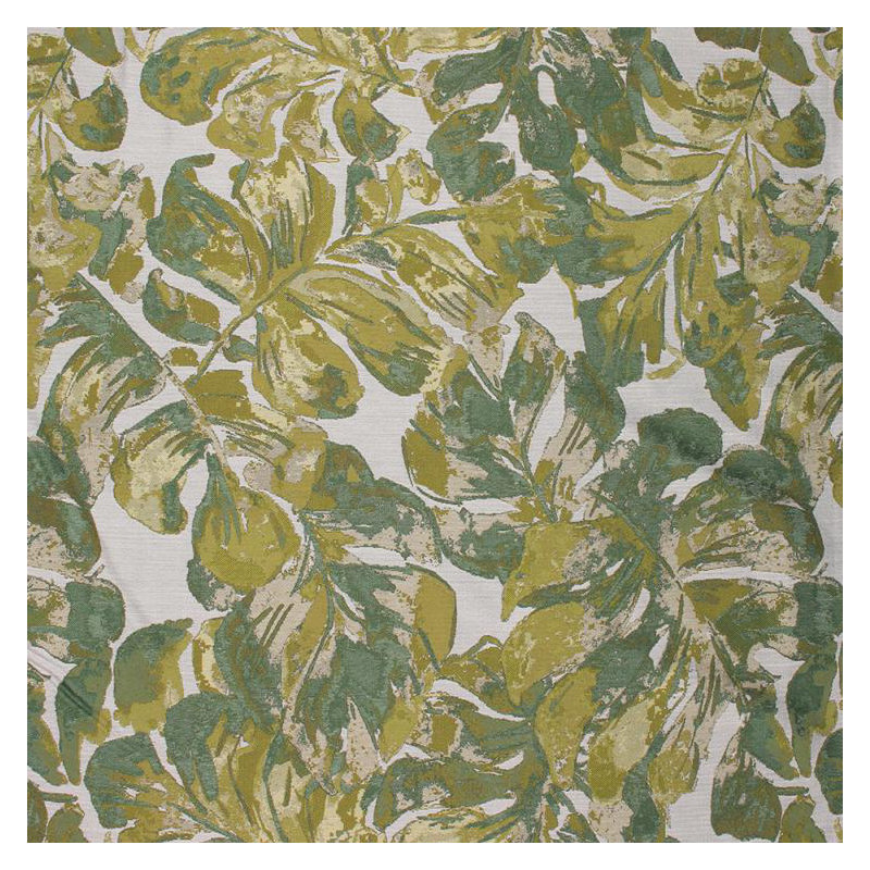 Tissu de la vigne palm Prive, Émeraude