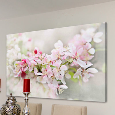 Reproduction d’art sur toile tendue, "fleurs d’avril" par sylvia cook