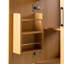 Meuble-lavabo avec lavabo en céramique, meuble de salle de bain moderne et traditionnel avec rangement pratique.