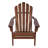 Sneller Solid Wood Adirondack Chair with Table-18816223
