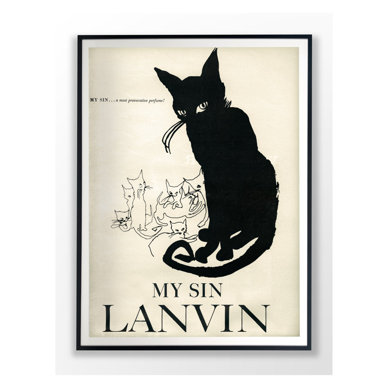 «My Sin», encadrée sur papier par Grand archives, reproduction