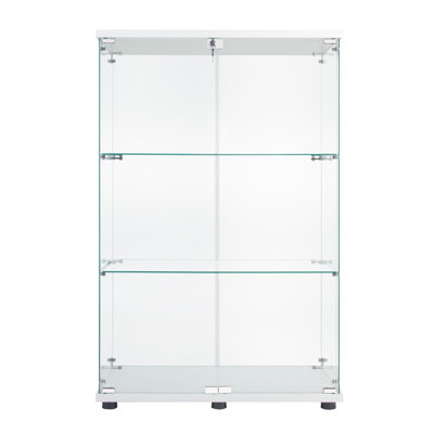 Vitrine à deux portes avec 3 tablettes