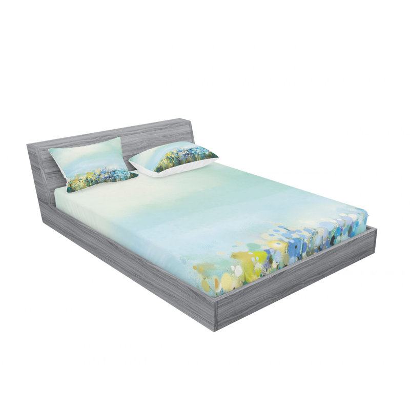 Impression impressionniste, ensemble de draps à motif floral