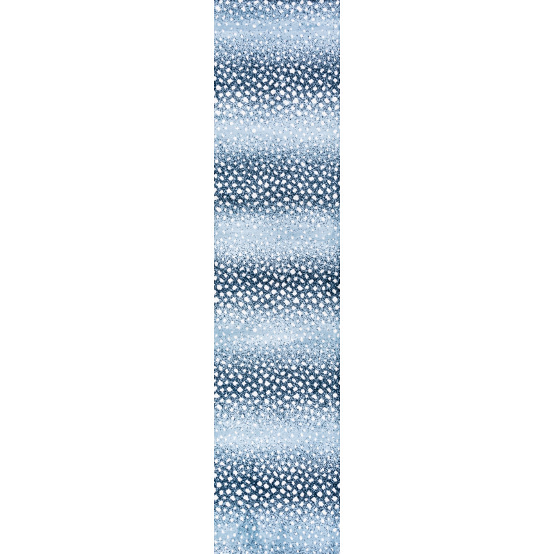 Lindholm Modern Animal Blue/Cream Rug, Runner 2' x 10'