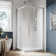 36'' x 72'' Framed Square Sliding Shower Enclosure with Shower Base