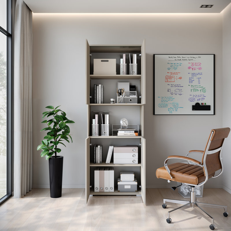 Tarcia Storage Cabinet, Beige