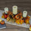 Porte-bougie orange 21 po