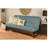 Aspen Frame-Reclaim Mocha Finish-Futon Frame Set with Mattress, Foldable Futon Frame with Sturdy Wood Build, Living Room Futon Frame with Mattress, Versatile Design-669223193-669223199