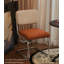 Chaise de salle à manger à dossier flottant moderne et simple