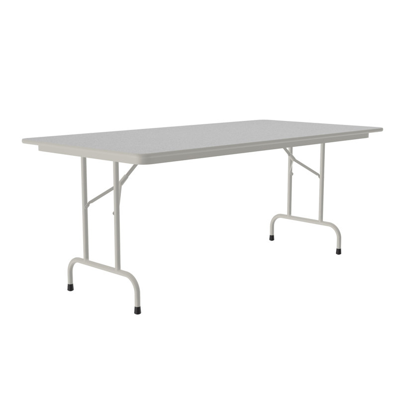 Table pliante rectangulaire 72'', H 26 po x l 36 po x P 24 po, Gris