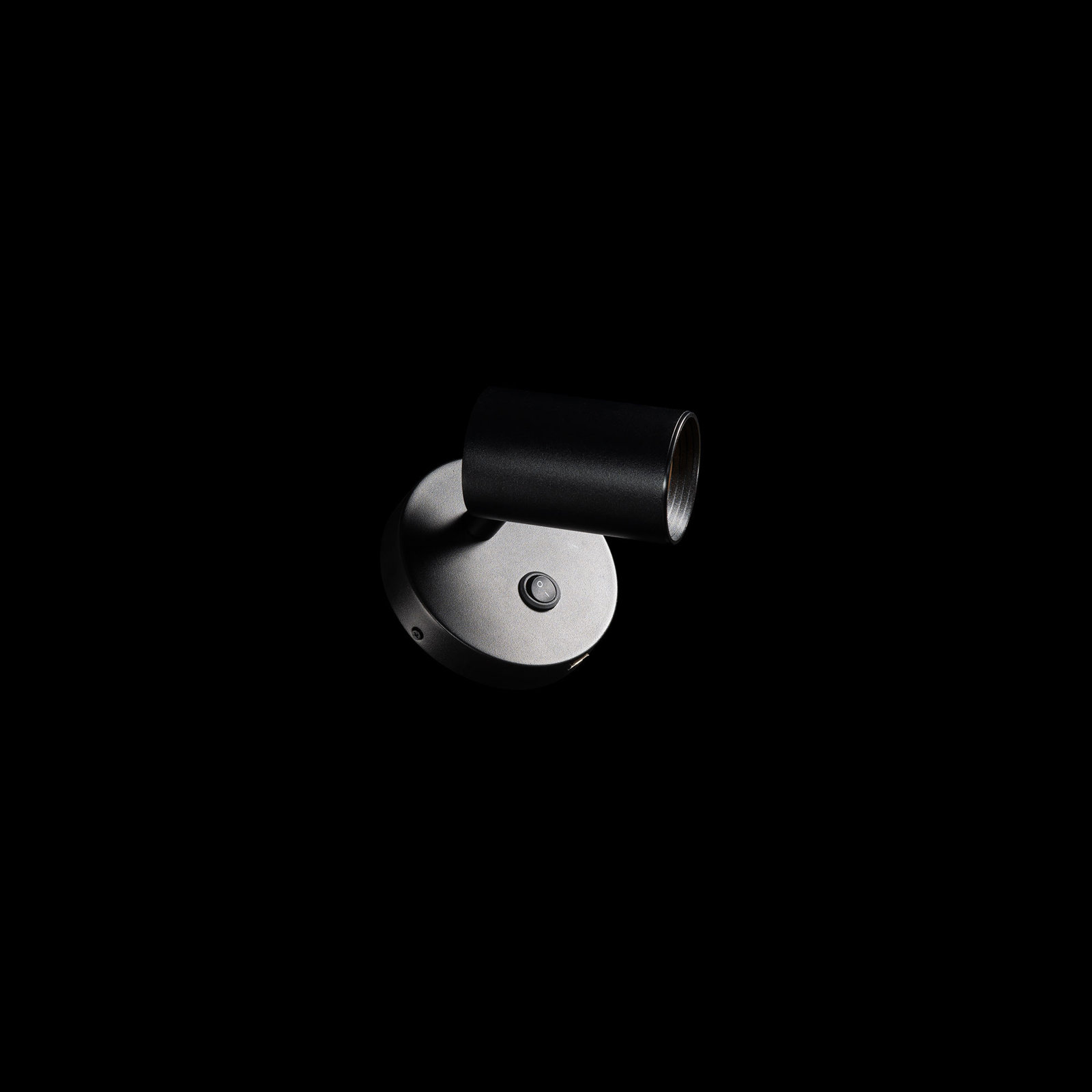 Kepler Single Light Dimmable LED Spotlight, Black