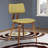 Decklen Mid-century Armless Dining Chair in Polyester Upholstery-390297500-281003796