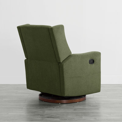Drenna Tufted Upholstery Manual Swivel Glider Recliner
