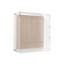 Modern Acrylic Shadowbox with Linen Canvas 3" Depth | UV Grade-857061395
