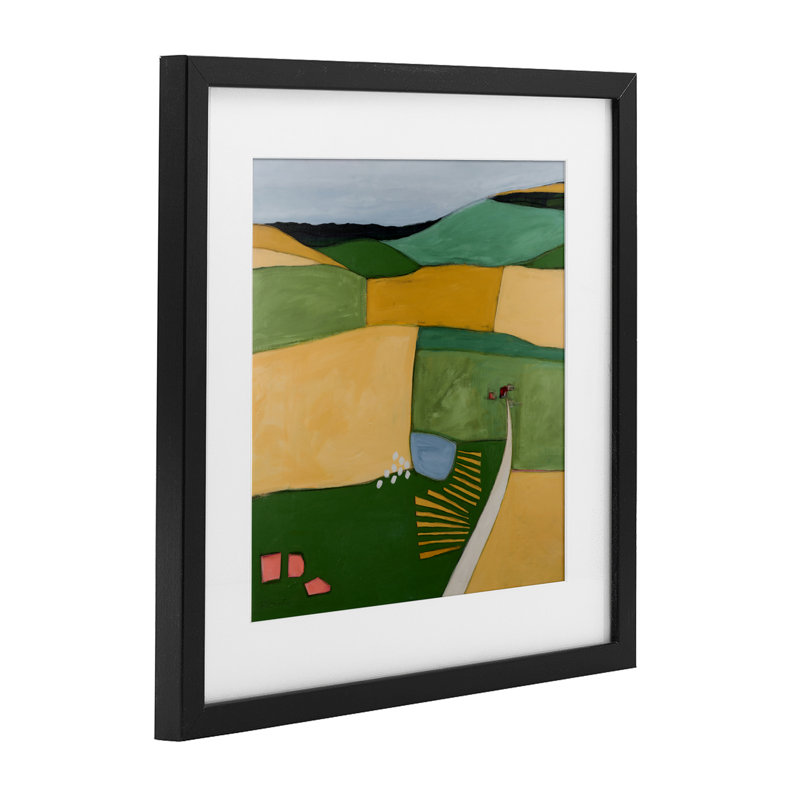 Cultivating Dreams Farmland, reproduction encadrée sous verre, conception de Ruth Fromstein, H 13 po x l 13 po