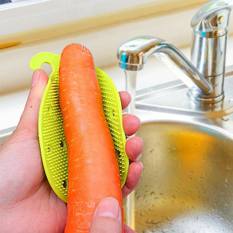 Belfry Kitchen Yosemite 4 - Piece Fruit & Vegetable Cleaning Brush Set