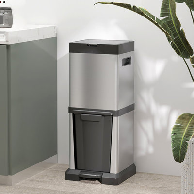 Stainless Steel Kitchen Trash Can