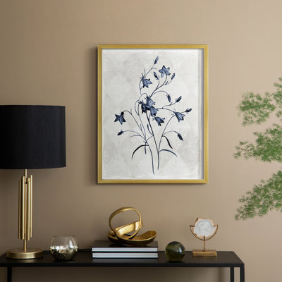 Harlequin Botanical II, reproduction encadrée - bois massif