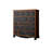Simple Retro Brown Solid Wood Twelve-Drawer Chest-109583591
